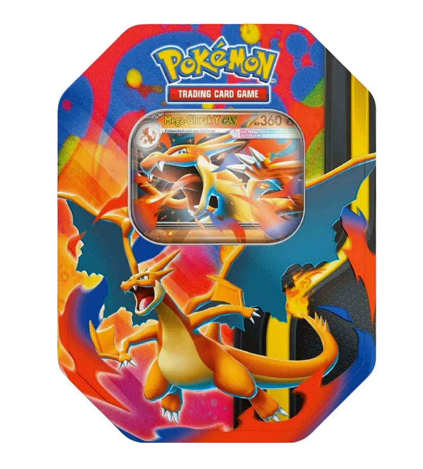 Pokémon Mega-Glurak Y ex Tin Box 2026
