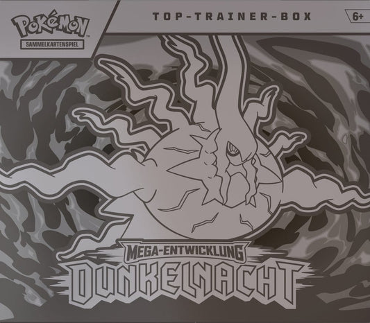 *PRE ORDER* Pokemon TCG: Mega-Entwicklung – Dunkelnacht Top-Trainer-Box