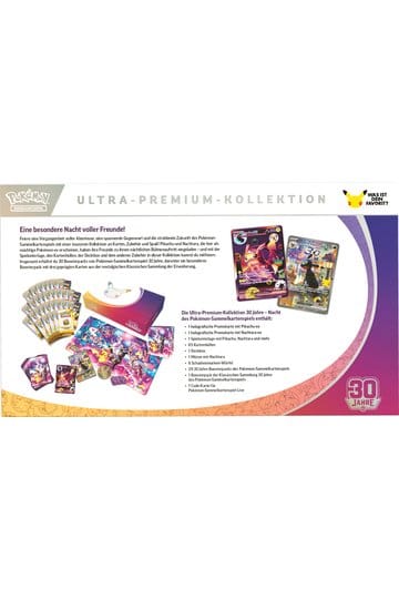 Pokemon TCG Ultra-Premium-Kollektion 30 Jahre: Nacht (Pikachu & Nachtara) *Deutsche Version*