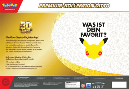 Pokemon TCG Premium-Kollektion 30 Jahre: Ditto *Deutsche Version*