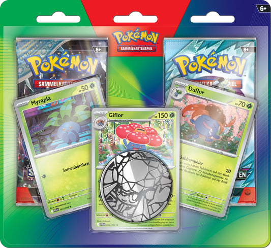 *PRE - ORDER* Pokemon TCG: Enhanced 2er-Pack Blister (Myrapla, Duflor & Giflor)
