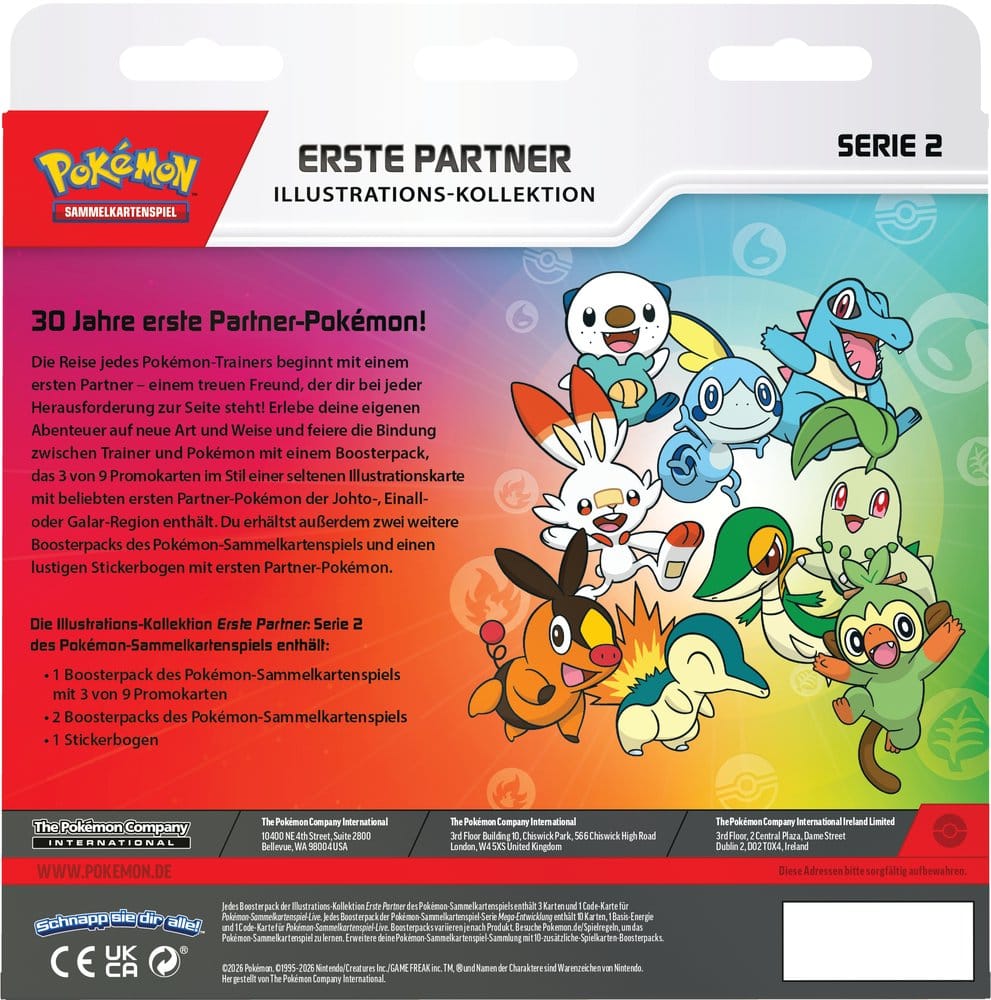 *PRE ORDER*Pokemon TCG Erste Partner Illustrations-Kollektion Serie 2