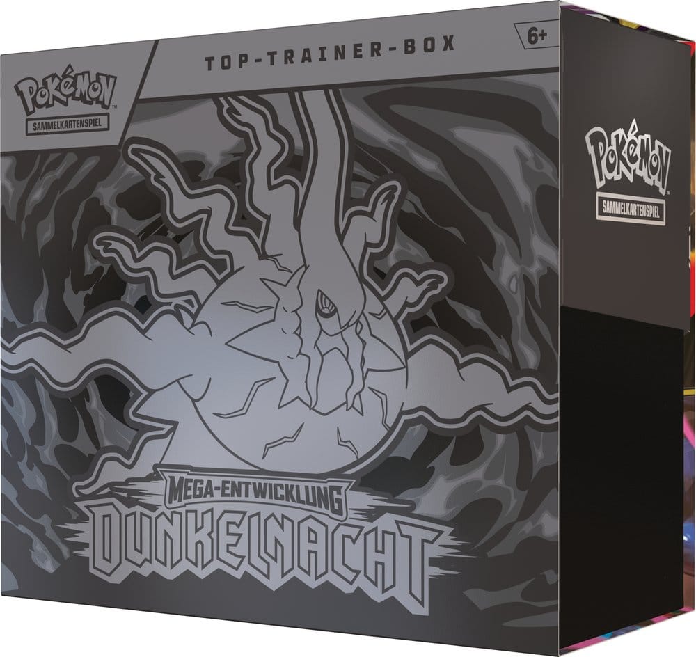 *PRE ORDER* Pokemon TCG: Mega-Entwicklung – Dunkelnacht Top-Trainer-Box