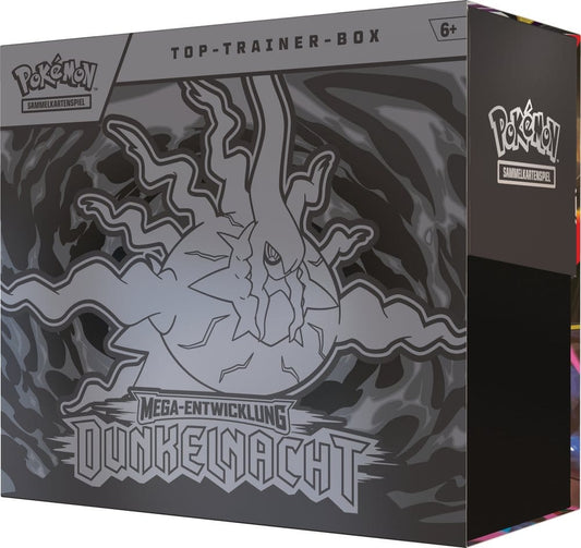 *PRE ORDER* Pokemon TCG: Mega-Entwicklung – Dunkelnacht Top-Trainer-Box