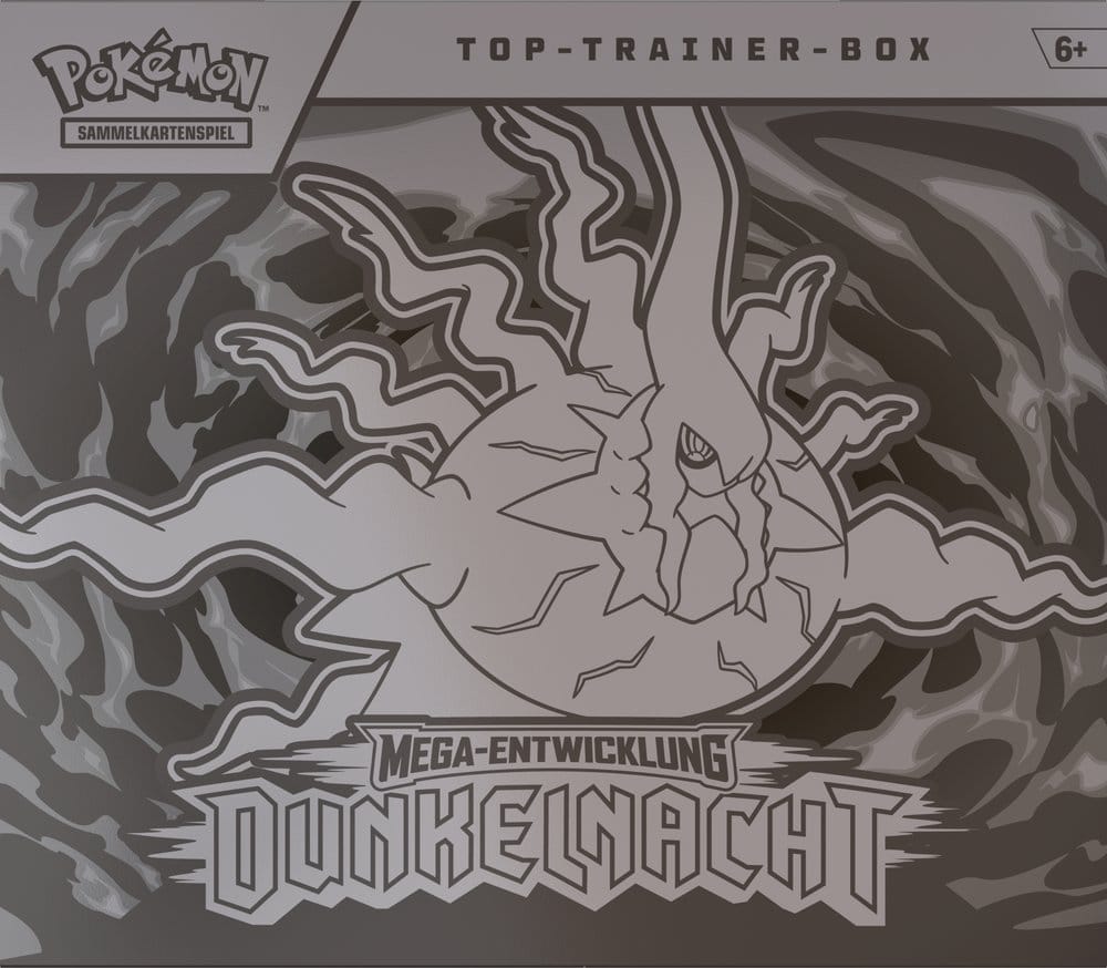 *PRE ORDER* Pokemon TCG: Mega-Entwicklung – Dunkelnacht Top-Trainer-Box